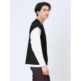 さまになる フェイクレイヤード クルーネック長袖Tシャツ | TAKA-Q MEN | 詳細画像4