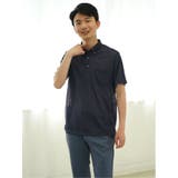 吸水速乾 エステルプリント クレリック半袖ポロシャツ | TAKA-Q MEN | 詳細画像2