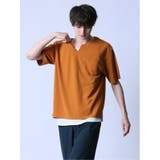 KAITEKI+ キーネック半袖Tシャツ&タンクトップ アンサンブル | TAKA-Q MEN | 詳細画像1