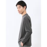 千鳥ジャガード クルーネック長袖Tシャツ | TAKA-Q MEN | 詳細画像11 