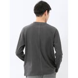 千鳥ジャガード クルーネック長袖Tシャツ | TAKA-Q MEN | 詳細画像12 