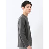 千鳥ジャガード クルーネック長袖Tシャツ | TAKA-Q MEN | 詳細画像13 