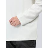 ジオメトリックジャガード フェイクVネック長袖Tシャツ | TAKA-Q MEN | 詳細画像10