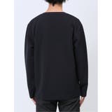 ジオメトリックジャガード フェイクVネック長袖Tシャツ | TAKA-Q MEN | 詳細画像17