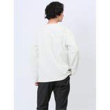 ジオメトリックジャガード フェイクVネック長袖Tシャツ | TAKA-Q MEN | 詳細画像3