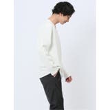 ジオメトリックジャガード フェイクVネック長袖Tシャツ | TAKA-Q MEN | 詳細画像4