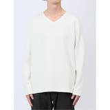 ジオメトリックジャガード フェイクVネック長袖Tシャツ | TAKA-Q MEN | 詳細画像6