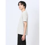 メッシュボーダー フェイクVネック半袖Tシャツ | TAKA-Q MEN | 詳細画像13
