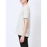 メッシュボーダー フェイクVネック半袖Tシャツ | TAKA-Q MEN | 詳細画像17