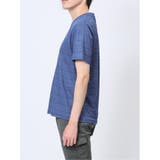 メッシュボーダー フェイクVネック半袖Tシャツ | TAKA-Q MEN | 詳細画像28