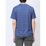 メッシュボーダー フェイクVネック半袖Tシャツ | TAKA-Q MEN | 詳細画像29