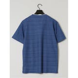 メッシュボーダー フェイクVネック半袖Tシャツ | TAKA-Q MEN | 詳細画像33