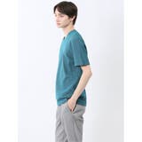 メランジ 裏ボーダー Vネック半袖Tシャツ | TAKA-Q MEN | 詳細画像14