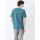 メランジ 裏ボーダー Vネック半袖Tシャツ | TAKA-Q MEN | 詳細画像15