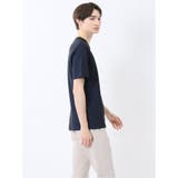 メランジ 裏ボーダー Vネック半袖Tシャツ | TAKA-Q MEN | 詳細画像28