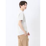 メランジ 裏ボーダー Vネック半袖Tシャツ | TAKA-Q MEN | 詳細画像4