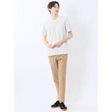 メランジ 裏ボーダー Vネック半袖Tシャツ | TAKA-Q MEN | 詳細画像5