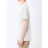 メランジ 裏ボーダー Vネック半袖Tシャツ | TAKA-Q MEN | 詳細画像7