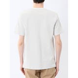 メランジ 裏ボーダー Vネック半袖Tシャツ | TAKA-Q MEN | 詳細画像8
