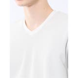 メランジ 裏ボーダー Vネック半袖Tシャツ | TAKA-Q MEN | 詳細画像9