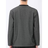 バーズアイジャガード クルーネック長袖Tシャツ | TAKA-Q MEN | 詳細画像17 
