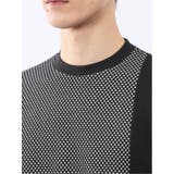 バーズアイジャガード クルーネック長袖Tシャツ | TAKA-Q MEN | 詳細画像18 