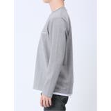 ポップコーン フェイククルーネック長袖Tシャツ | TAKA-Q MEN | 詳細画像17
