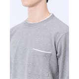 ポップコーン フェイククルーネック長袖Tシャツ | TAKA-Q MEN | 詳細画像19