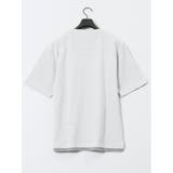 格子柄ジャガード クルーネック半袖Tシャツ | TAKA-Q MEN | 詳細画像12