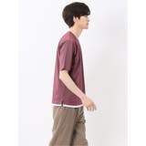 格子柄ジャガード クルーネック半袖Tシャツ | TAKA-Q MEN | 詳細画像16