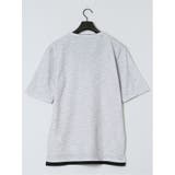 杢スラブ フェイクヘンリーネック半袖Tシャツ | TAKA-Q MEN | 詳細画像11