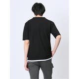 杢スラブ フェイクヘンリーネック半袖Tシャツ | TAKA-Q MEN | 詳細画像14