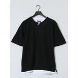 杢スラブ フェイクヘンリーネック半袖Tシャツ | TAKA-Q MEN | 詳細画像21
