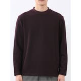 バーズアイジャガード クルーネック長袖Tシャツ | TAKA-Q MEN | 詳細画像33 