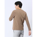 ジャガード バーズアイ クルーネック長袖Tシャツ | TAKA-Q MEN | 詳細画像12