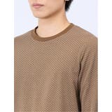 ジャガード バーズアイ クルーネック長袖Tシャツ | TAKA-Q MEN | 詳細画像17