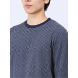 ジャガード バーズアイ クルーネック長袖Tシャツ | TAKA-Q MEN | 詳細画像26