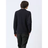 ジオメトリックジャガード Vネック長袖Tシャツ | TAKA-Q MEN | 詳細画像15