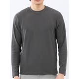 千鳥ジャガード クルーネック長袖Tシャツ | TAKA-Q MEN | 詳細画像7 