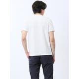 リンクス幾何学柄ジャガード クルーネック半袖Tシャツ | TAKA-Q MEN | 詳細画像3