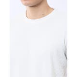 リンクス幾何学柄ジャガード クルーネック半袖Tシャツ | TAKA-Q MEN | 詳細画像9