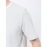 メランジ 裏ボーダー クルーネック半袖Tシャツ | TAKA-Q MEN | 詳細画像10