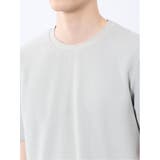 メランジ 裏ボーダー クルーネック半袖Tシャツ | TAKA-Q MEN | 詳細画像19