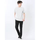 メランジ 裏ボーダー クルーネック半袖Tシャツ | TAKA-Q MEN | 詳細画像5