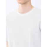 メランジ 裏ボーダー クルーネック半袖Tシャツ | TAKA-Q MEN | 詳細画像9