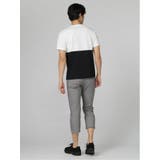 バイカラー切替 Vネック半袖Tシャツ | TAKA-Q MEN | 詳細画像13
