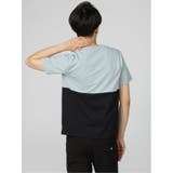 バイカラー切替 Vネック半袖Tシャツ | TAKA-Q MEN | 詳細画像15