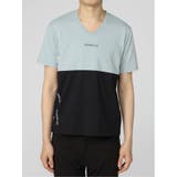 バイカラー切替 Vネック半袖Tシャツ | TAKA-Q MEN | 詳細画像17