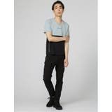 バイカラー切替 Vネック半袖Tシャツ | TAKA-Q MEN | 詳細画像24