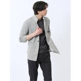 スタンドカラー 7分袖 カットジャケット | TAKA-Q MEN | 詳細画像4